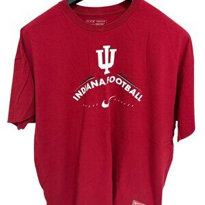 Nike Indiana Hoosiers Football T Shirt Size 3XL Red Team Issued